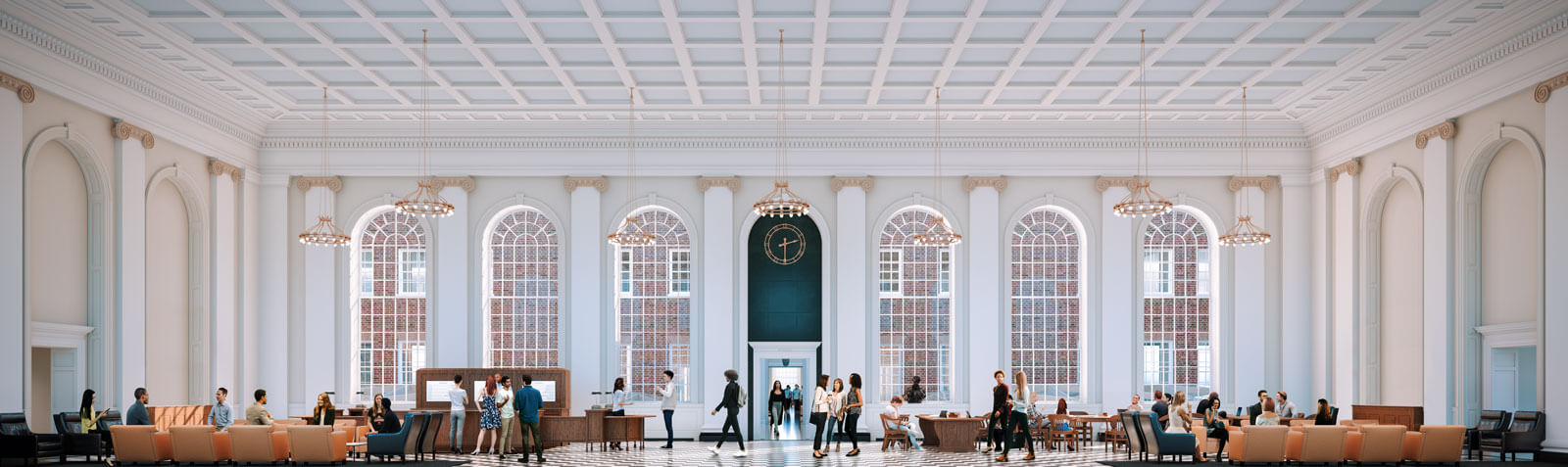 Artist's rendering of proposed new Memorial Hall.