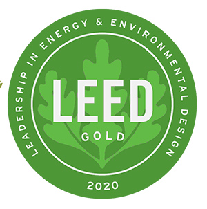 Leadership in Energy & Environmental Design LEED GOLD 2025